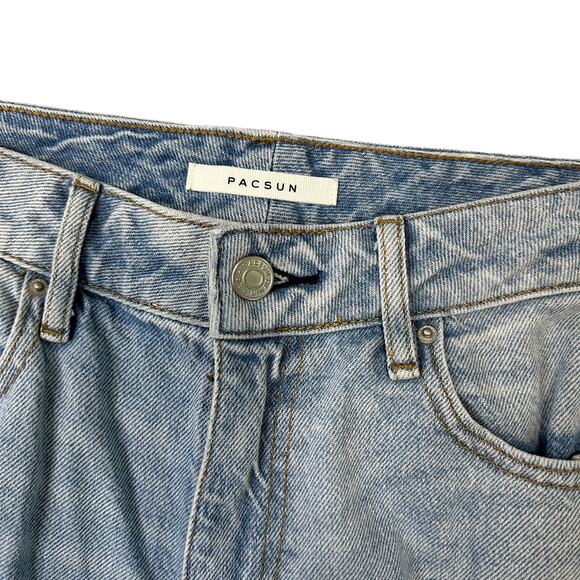 Pacsun Super Distressed Mom Jeans Relaxed 27 - Picture 4 of 5